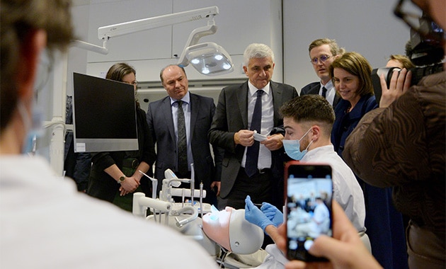 Inauguration du département d’odontologie de l’université de Caen Normandie Inauguration du département d’odontologie de l’université de Caen Normandie